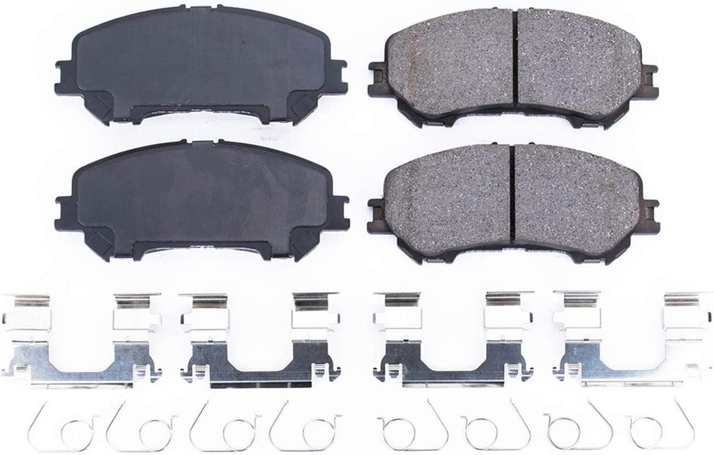 17-1737, Z17 Front Ceramic Brake Pads with Hardware