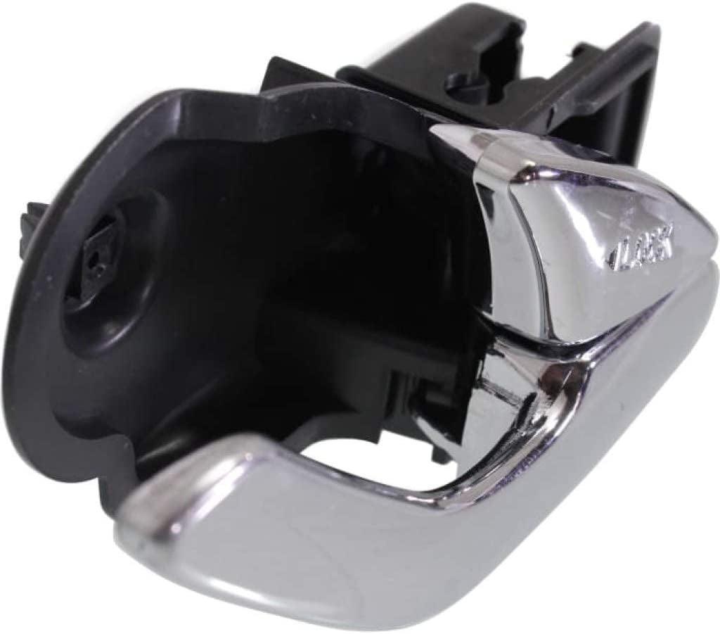 For Mazda Tribute Interior Door Handle Front or Rear, Passenger Side Chrome (2001-2006) | with Door Lock Button | Trim:All Submodels | FO1353131 | YL8Z7822601BA