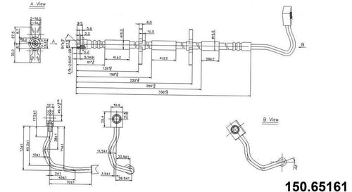 Centric Brake Hydraulic Hose for 04-05 F-150 150.65161