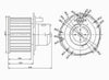 LESABRE / BONNEVILLE / DEVILLE / SILHOUETTE / ELDORADO / SEVILLE BLOWER MOTOR ASSEMBLY TYC 700141