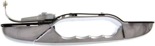 For GMC Yukon XL 1500 Exterior Door Handle Rear, Passenger Side Chrome (2007-2013) | Trim: Sle/Slt/Denali