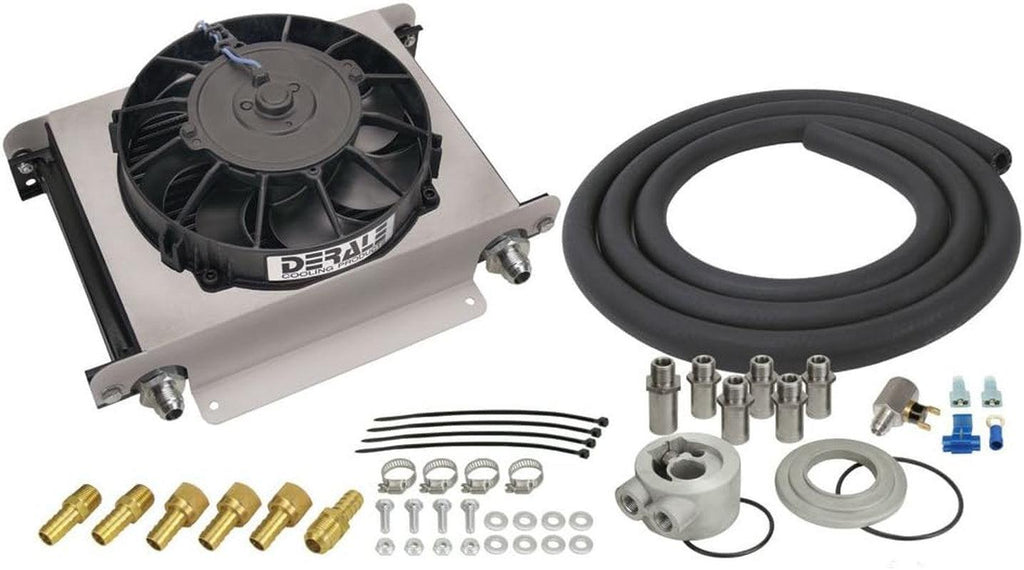 15660 Hyper-Cool Remote Engine Oil Cooler , Black