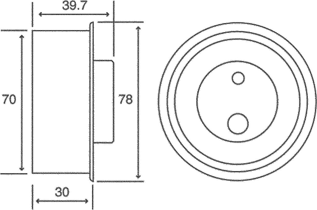 Gold T41041 Manual Timing Belt Tensioner