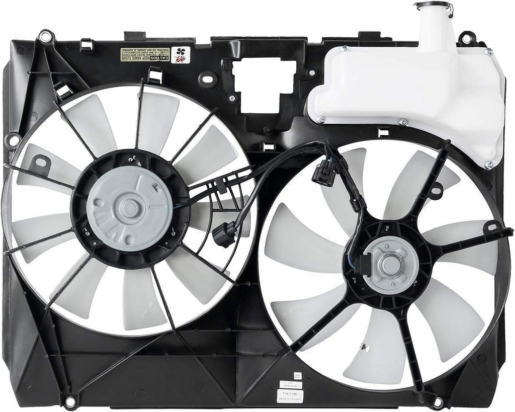 OEM-RF-0273 Factory Style Radiator Cooling Fan Assembly Cooling Efficiency Improved Direct Replacement [Compatible with 2004-2005 Sienna],Black
