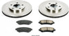 KOE1542 Autospecialty Front Replacement Brake Kit-Oe Brake Rotors & Ceramic Brake Pads