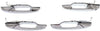 for Chevy Silverado 1500 Exterior Door Handle Front and Rear Driver and Passenger Side Chrome 2007-2013 | Set of 4 | Front Driver Side - with Key Hole | Trim: All Submodels
