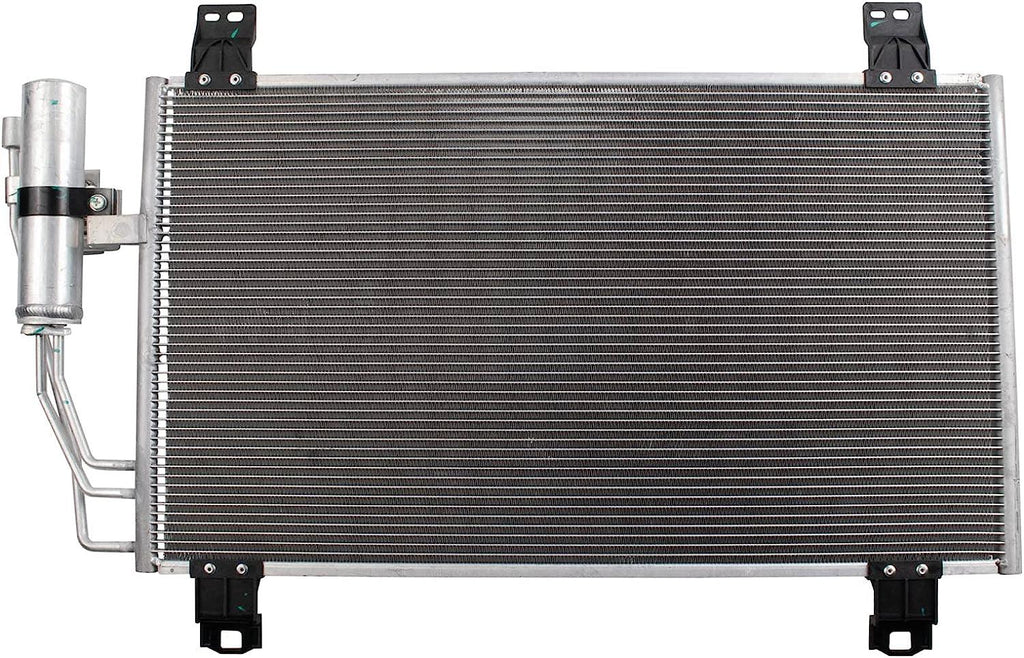 A/C Condenser Assembly W/Receiver Drier Direct Fit for Toyota Yaris Ia Mazda C-X3