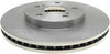 980077R Professional Grade Disc Brake Rotor,Silver,11.65