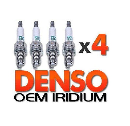 4 LONG LIFE IRIDIUM SPARK PLUGS | OEM Genuine DENSO | Corolla | Matrix | Prius