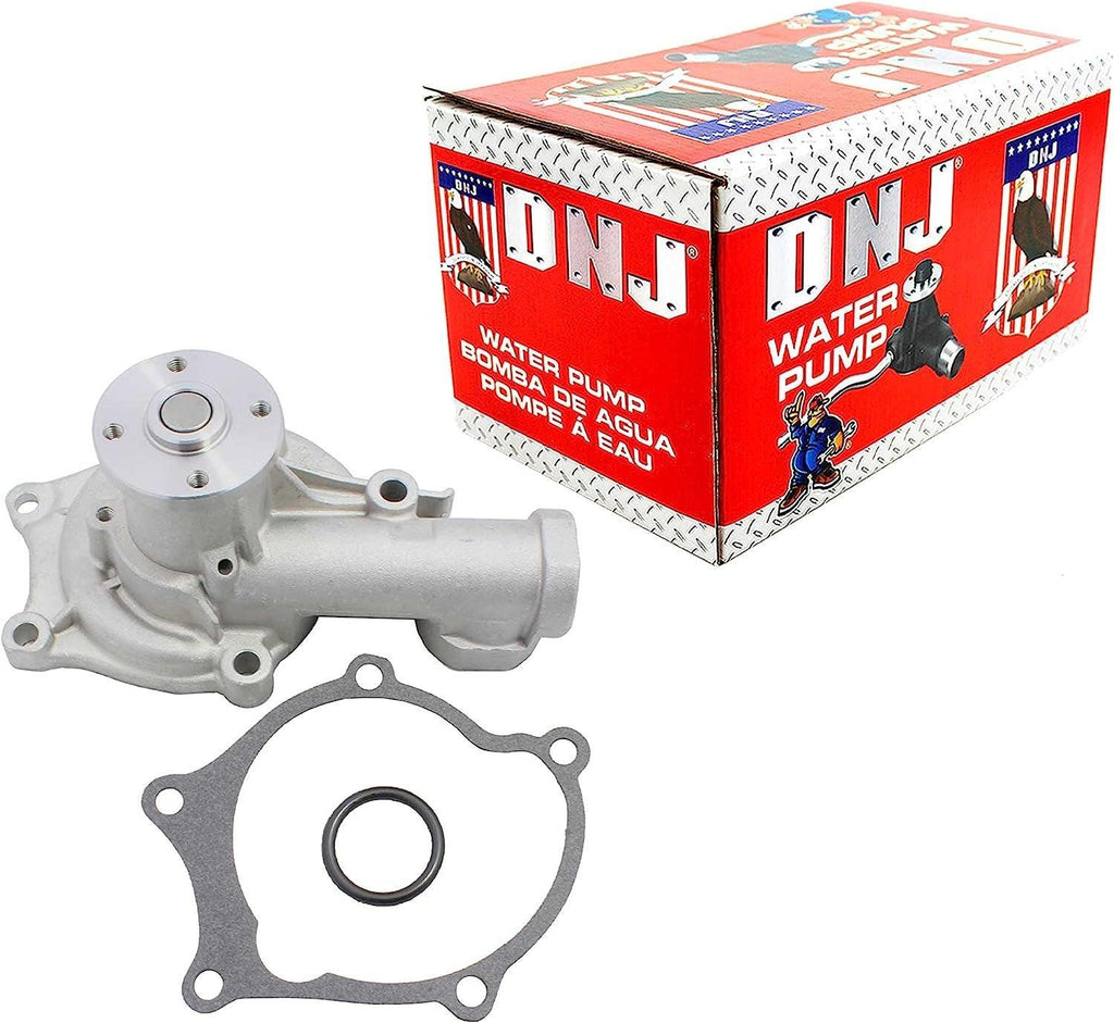 DNJ WP107 Water Pump/For 1989-1998/ Eagle, Hyundai, Mitsubishi, Plymouth/Eclipse, Galant, Laser, Sonata, Talon/ 2.0L/ DOHC/ L4/ 16V/ 122Cid, 1997Cc/ 4G63, 4G63T/ VIN E, VIN F, VIN R, VIN U