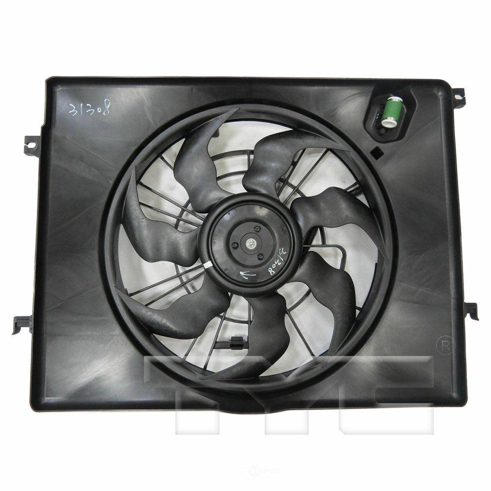 Dual Radiator and Condenser Fan Assembly Fits 2012 Hyundai Sonata