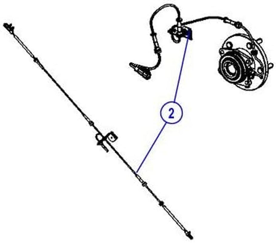 Genuine  5105063AD ABS Brake Sensor