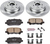 KOE4685 Autospecialty Rear Replacement Brake Kit-Oe Brake Rotors & Ceramic Brake Pads