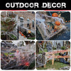 900 Sqft Spider Webs Halloween Decorations Bonus with 30 Fake Spiders, Super Stretch Cobwebs for Halloween Indoor and Outdoor Party Supplies