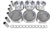 DNJ P634 Piston Set for 1996-2004 / Infiniti, Mercury, Nissan/Frontier, Pathfinder, Quest, QX4, Villager, Xterra / 3.3L / SOHC / V6 / 12V / 3275Cc / VG33E