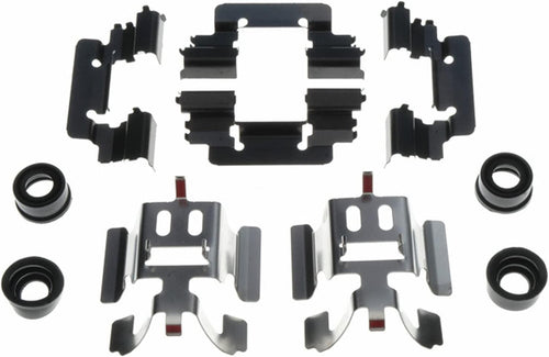 Gold 18K1018X Front Disc Brake Caliper Hardware Kit with Clips and Bushings