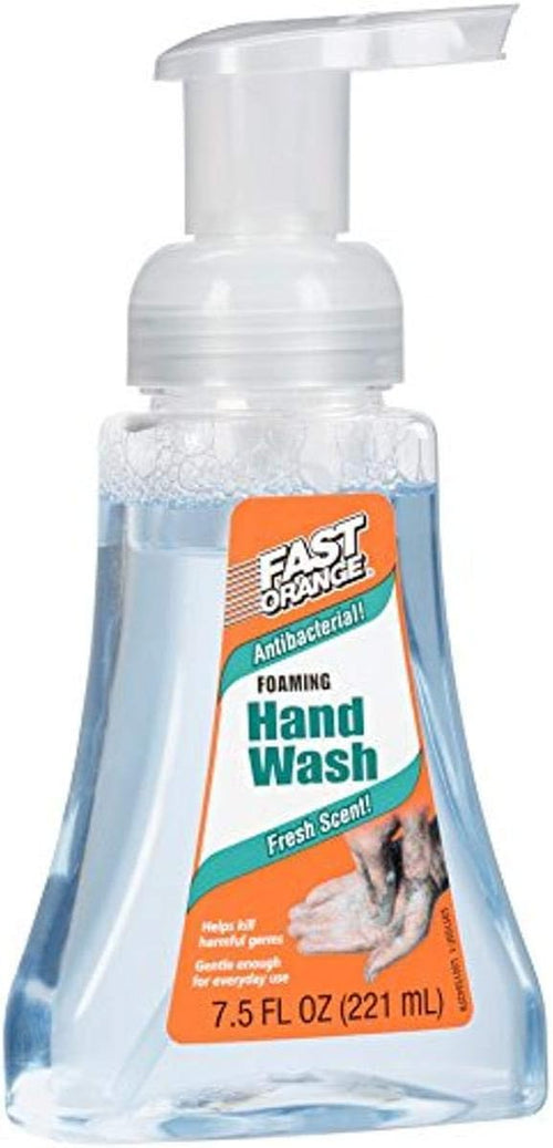 Permatex 95105 Fast Orange Antibacterial Foaming Hand Wash, 7.5 Oz.