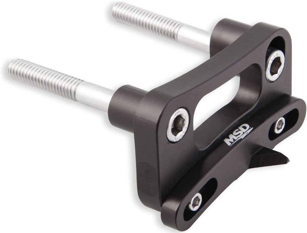 MSD 89888 Timing Pointer (Billet Small Block Ford W/10 O'Clock TDC, Fits Stock & SVO Blocks)