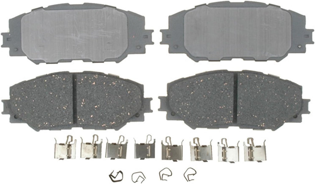 Acdelco 14D1210CH Advantage Ceramic Front Disc Brake Pad Set with Hardware
