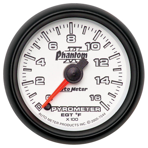 2-1/16 in. PYROMETER 0-1600 Fahrenheit PHANTOM II - greatparts