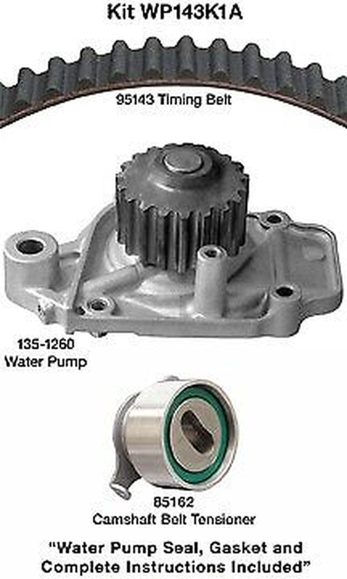 Dayco Engine Timing Belt Kit with Water Pump for Honda WP143K1A