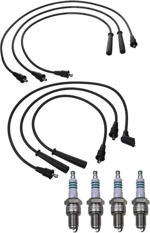 Denso Wire Set 7Mm 4 Iridiumpower Spark Plug.044 Kit for Alfa Romeo Suzuki Isuzu