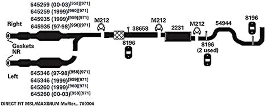54944 Exhaust Tail Pipe