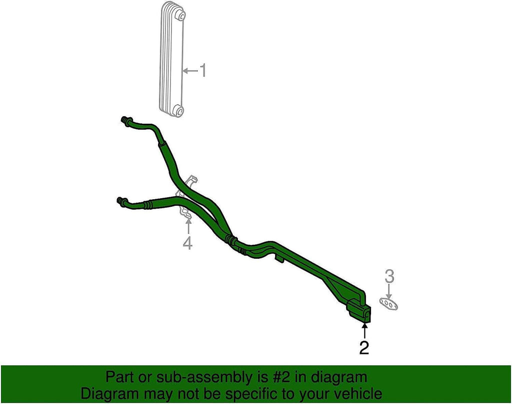 Genuine 15203890 Engine Oil Cooler Hose