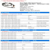 Rear Right ABS Speed Sensor - Compatible with 2011 - 2016 Ford F-350 Super Duty 2012 2013 2014 2015