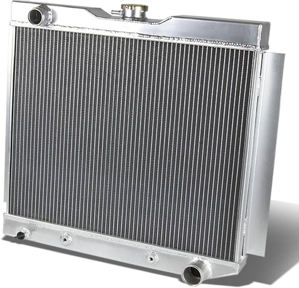 RA-CHARGER74-3 3-Row Full Aluminum Radiator Compatible with 70-78 Dodge B-Series Ram Van, Compatible with 50-54 Chevy Bel Air / 1953-1954 Corvette