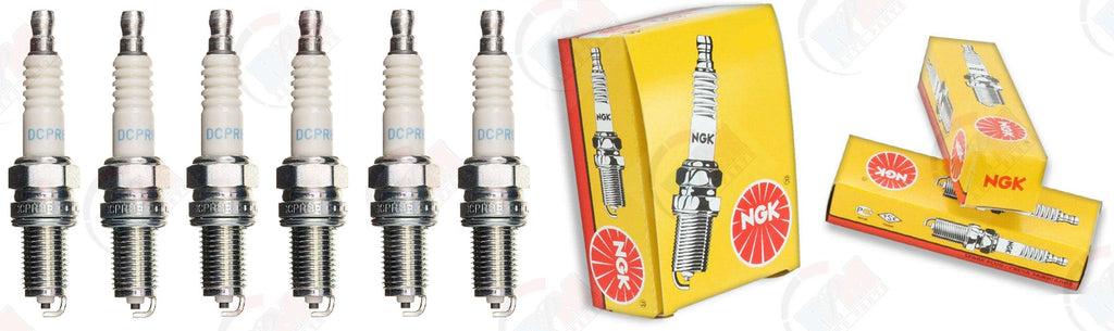 NGK DCPR8E "NICKEL" Spark Plugs 4339 (Set of 6)