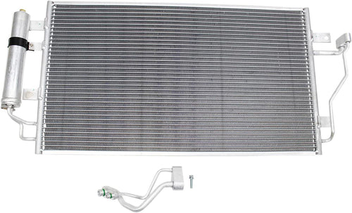 A/C Condenser W/Receiver Drier Assembly Direct Fit for Nissan Leaf