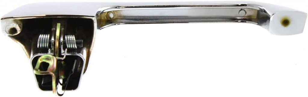 for Chevy V20 Suburban Exterior Door Handle Front or Rear Driver Side Chrome 1987-1988 | with Key Hole | Trim: Custom Deluxe/Scottsdale/Silverado | GM1310104 | 6272581
