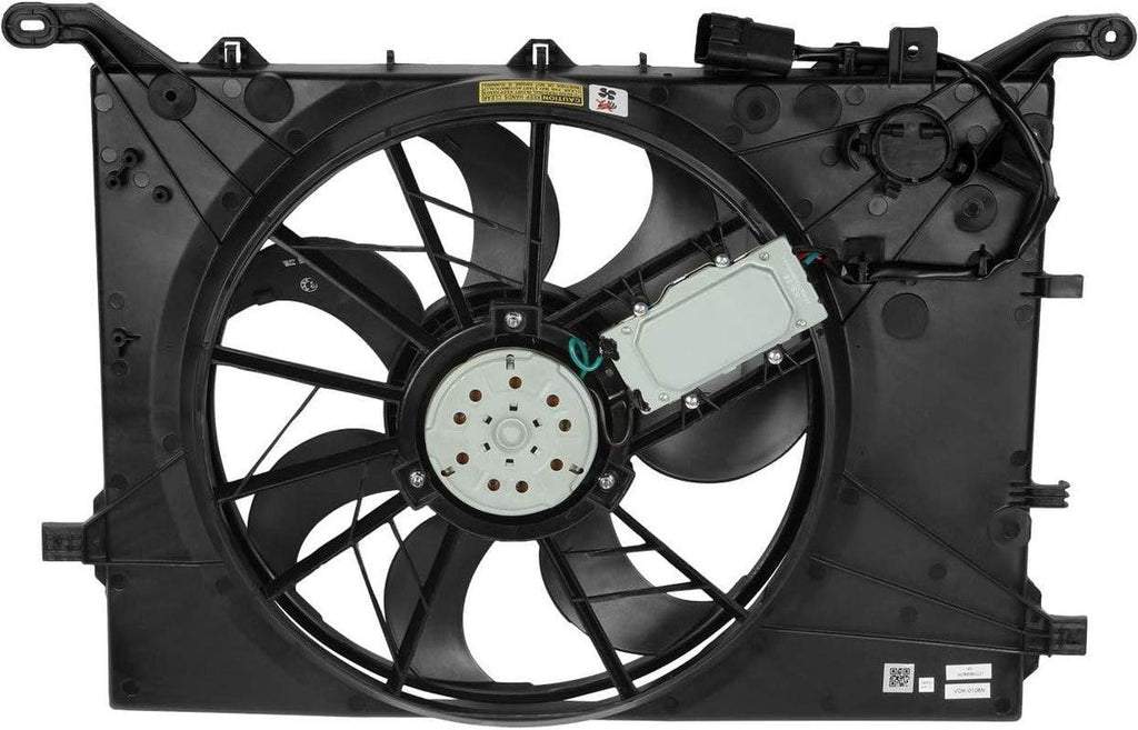 OEM-RF-0292 Factory Style Radiator Cooling Fan Assembly Cooling Efficiency Improved Direct Replacement [Compatible with 01-03 Volvo S60 / 00-03 S80 / 01-04 V70 / 03 XC70]