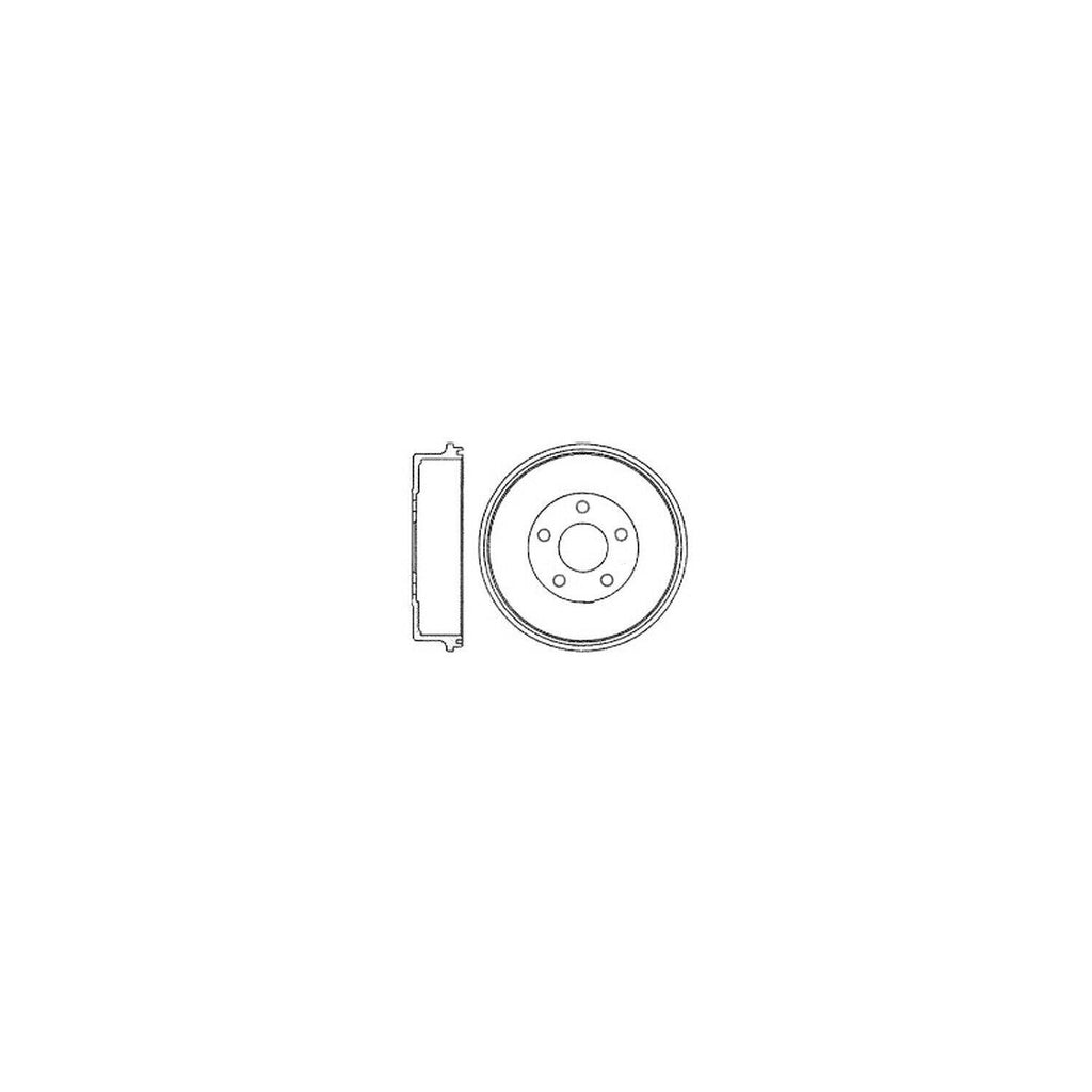 Centric Brake Drum for Escape, Tribute, Mariner 122.65046