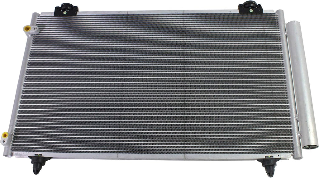 Kool Vue A/C Condenser Compatible with 2005-2008 Toyota Corolla, Fits 2005-2008 Toyota Matrix with Receiver Drier