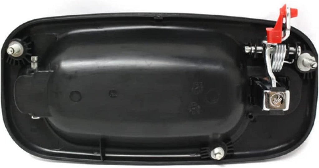 for Chevy Silverado 1500 Exterior Door Handle Front Passenger Side Smooth Black Bezel with Chrome Lever 1999-2006 | Trim:All Submodels | GM1311153 | 15182419