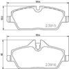 Brembo Front Disc Brake Pad Set for BMW (P06091)