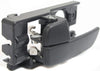 Interior Door Handle Compatible with 2006-2011 Hyundai Accent Front, Driver Side Black
