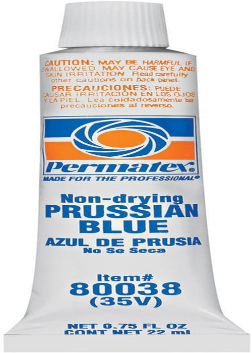 Permatex 80038 Prussian Blue Fitting Compound, 0.75 Fl Oz Tube, Package May Vary