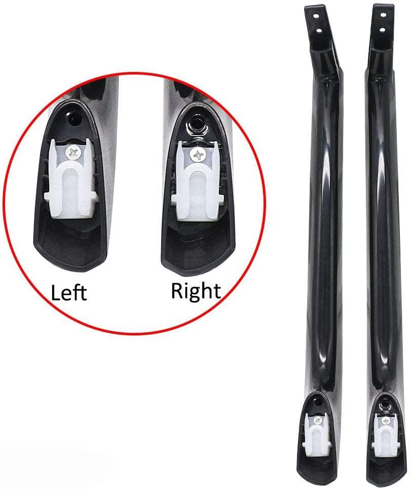 Romalon 5304506471 Refrigerator Door Handle Set Black Replaces 5304504510 5304504509 5304486361 AP6036332 242059506 242059503 Fits CFTR1826LM0 FFHI1817LB8 FFTR1514QB0 LFHI2126LB0
