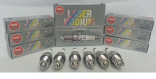 6-NGK IFR5J11 Laser Iridium Long-Life Spark Plug (7418 ) Pre-Gapped More Spark