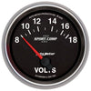 2-5/8 in. VOLTMETER 8-18V SPORT-COMP II - greatparts