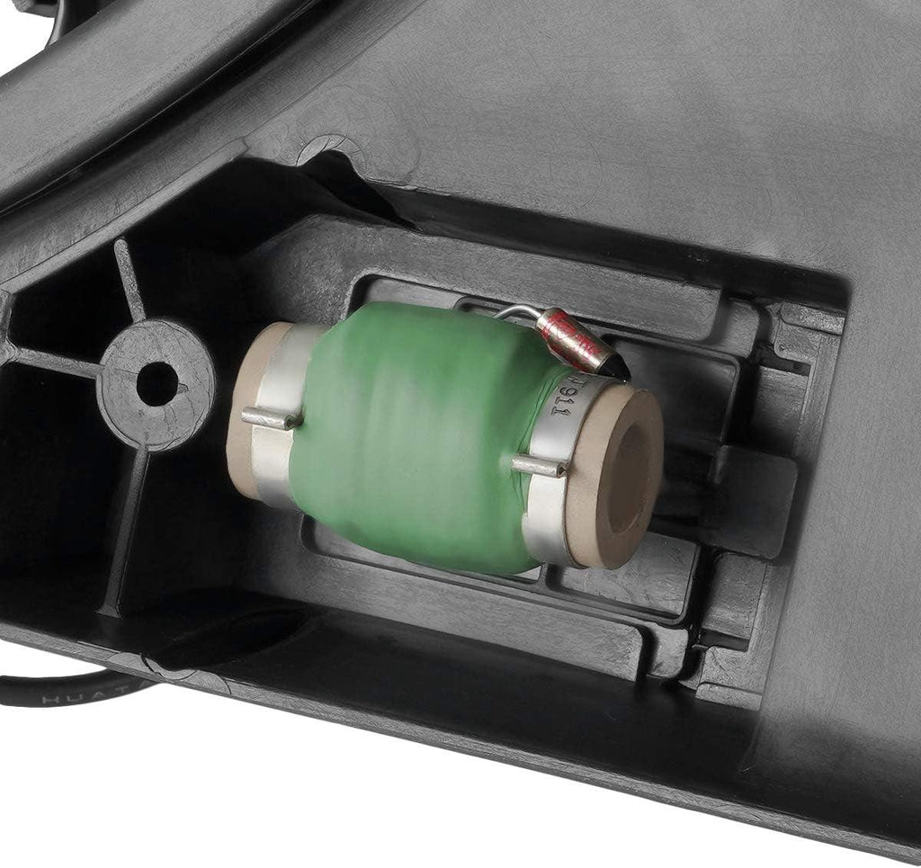 OEM-RF-0066 Factory Style Radiator Cooling Fan Assembly Cooling Efficiency Improved Direct Replacement [Compatible with 09-18 Challenger/Charger] Black