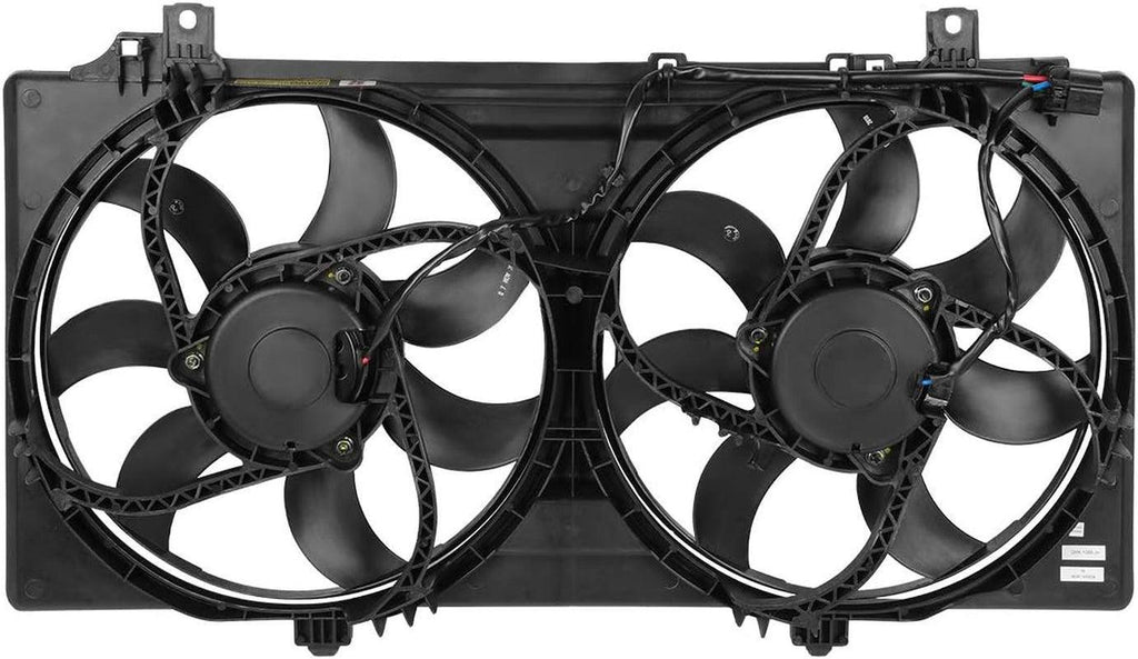 OEM-RF-0131 Factory Style Radiator Cooling Fan Assembly Cooling Efficiency Improved Direct Replacement [Compatible with 2010-2011 Camaro], Black
