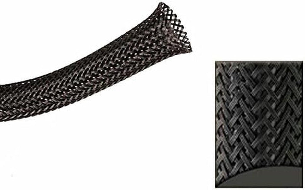Keep It Clean KICWFABK0500L001 Wire Loom, 1/2" Tube, 1' Length, Black
