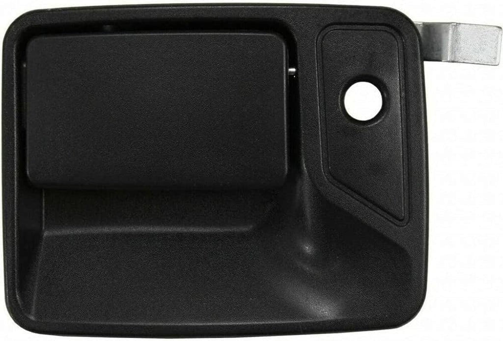 for Ford F-550 Super Duty Exterior Door Handle Front, Driver Side Black (1999-2016) | with Key Hole | Trim:All Submodels | FO1310123 | 4C3Z2522405AAA