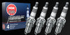 NGK (92873) LZKR6AIX Iridium IX Spark Plug - Set of 4