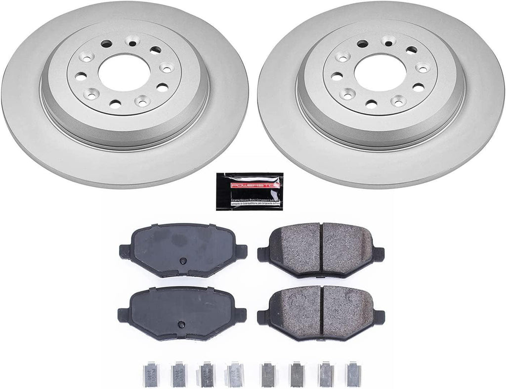 CRK8846 Rear Geomet Coated Brake Rotor and Pad Kit