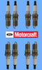 8 Spark Plugs FORD MOTORCRAFT SP405 & Coils REPLACE OEM # AGSF22FM1 DG508